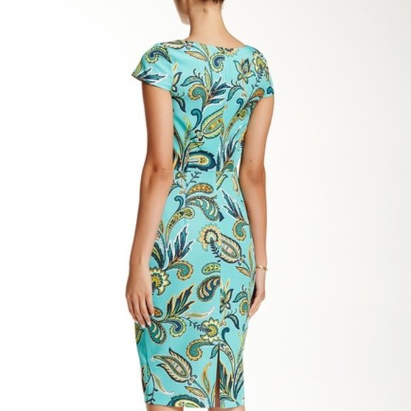 NWT Alexia Admor Cap Sleeve Scuba Dress - Picture 2 of 9